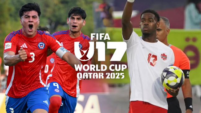 La Roja sub 17 se juega la vida ante Canadá en la última fecha del Mundial