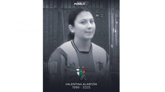 Palestino lamentó la muerte de Valentina Alarcón, exjugadora del club