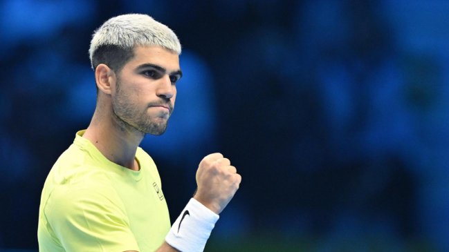 Alcaraz venció a Musetti en el Masters de Turín y terminará el año como número uno del mundo