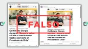 Falso: entrevista de Giorgio Jackson sobre triunfo de Kast es un montaje