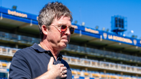 Noel Gallagher visitó la Bombonera en la previa de los dos shows de Oasis en Argentina