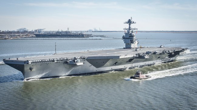 El portaaviones más grande de EE.UU. entró al Caribe en plena tensión con Venezuela