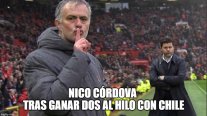 Nico Córdova fue el protagonista de los memes tras la victoria de La Roja sobre Perú en Rusia