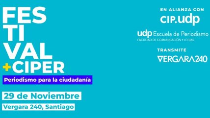   Festival +Ciper reúne a la ciudadanía con el periodismo de investigación 
