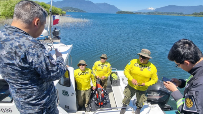 Continúa búsqueda de pescador desaparecido en Panguipulli: Solo apareció su bote