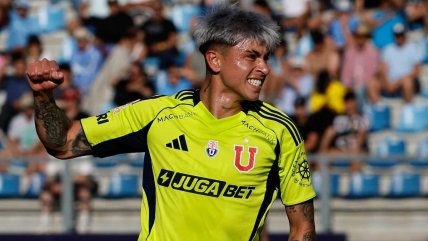   Maximiliano Guerrero rompió la igualdad para la U en El Teniente 