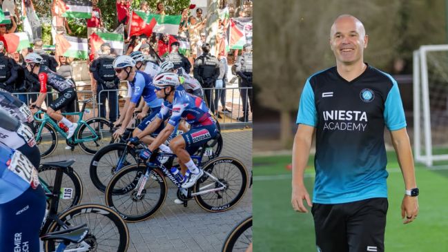 Empresa de Iniesta compró el equipo israelí que recibió protestas en la Vuelta a España