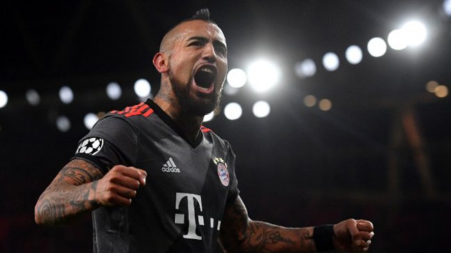 Vidal alentó a Bayern en la visita contra Arsenal con nostálgico mensaje: 