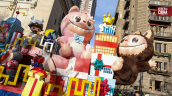 Los Labubus debutaron en el desfile de Acción de Gracias de Nueva York