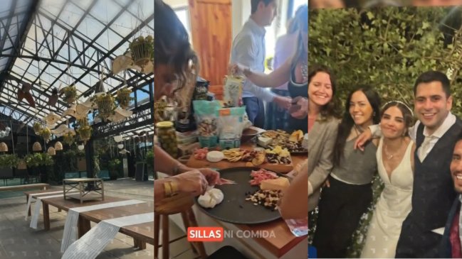 Banquetera desapareció y dejó a novios sin servicio: Invitados salvaron la fiesta