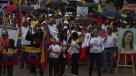 Venezolanos en Chile marcharon 