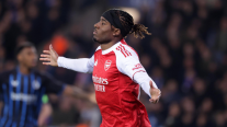Madueke anotó espectacular golazo en triunfo del líder Arsenal ante Brujas por Champions League