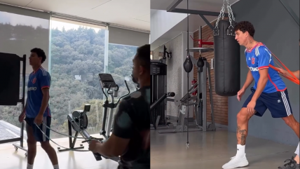   [VIDEO] El guiño a la U de Igor Lichnovsky durante su intenso entrenamiento 