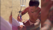 [VIDEO] A su estilo: Vecchio firmó el contrato con Unión Española en la playa