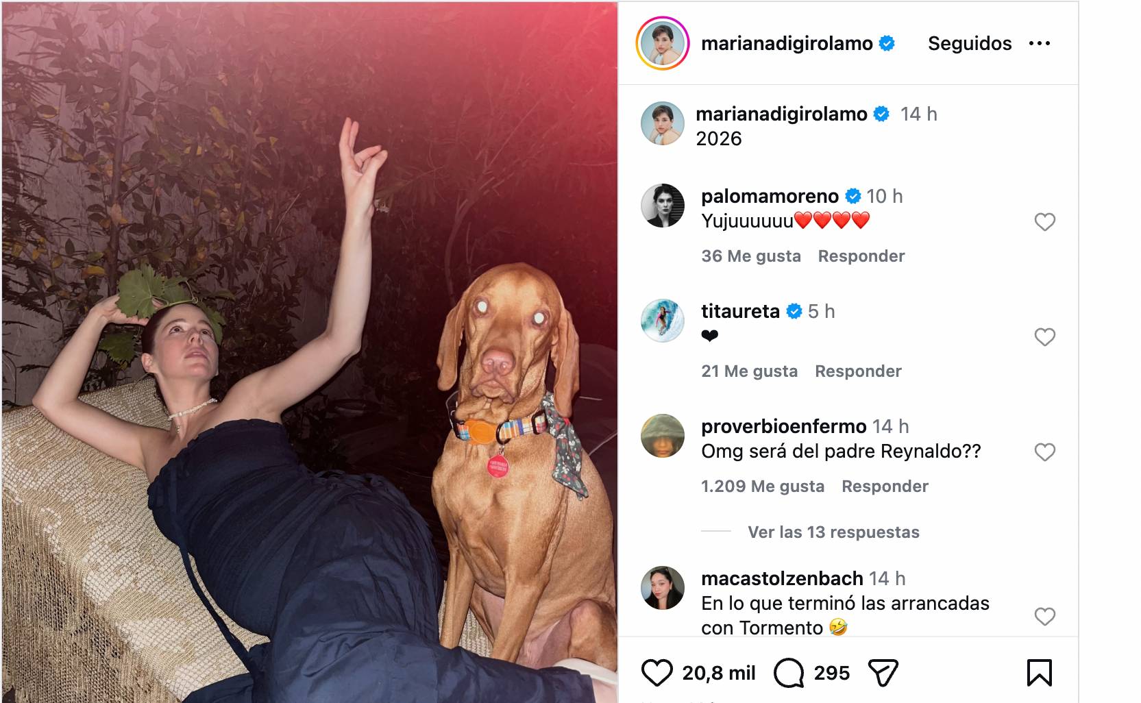 Mariana di Girolamo confirmó su embarazo Mariana di Girolamo confirmó su embarazo