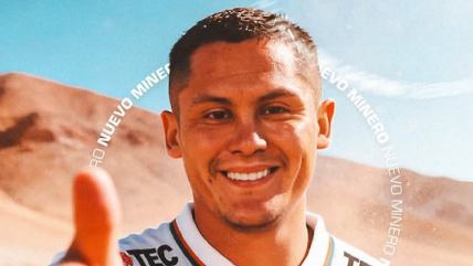   Cobresal oficializó a Juan Fuentes como su nuevo refuerzo para la temporada 2026 