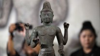 Tailandia recuperó esculturas de bronce desde EE.UU., robadas en 1964