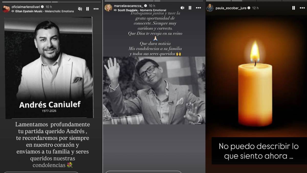 Figuras del espectáculo despidieron a Andrés Caniulef