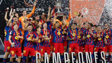   Barcelona alzó en Arabia Saudita su decimosexta Supercopa de España 