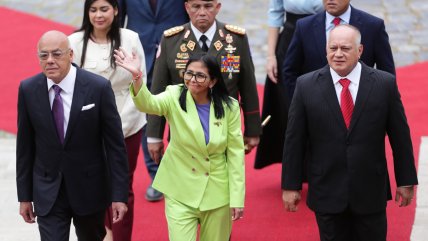 La presidenta encargada de Venezuela presentó el informe de gestión en nombre de Maduro