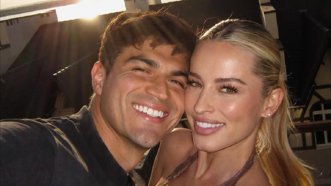 Thomas Galdames y su esposa Giovanna Gioglino anunciaron que serán padres