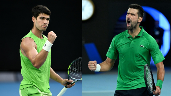 ¿Cuándo y dónde ver la final entre Carlos Alcaraz y Novak Djokovic en el Abierto de Australia?
