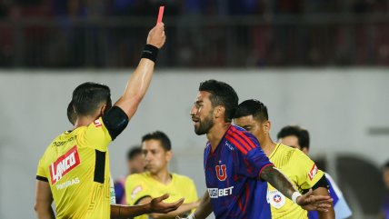   [VIDEO] Debut para el olvido: Lucero jugó 20 minutos y fue expulsado en el empate de la U y Audax 