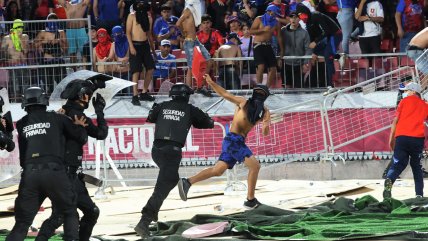   Universidad de Chile presentará querellas contra detenidos que causaron incidentes en el Nacional 