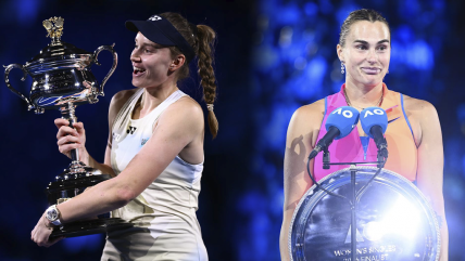   La alegría de Rybakina contrastó con la desazón de Sabalenka en el Abierto de Australia 