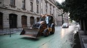 Comienzan obras para el retorno del transporte público a calle Bandera