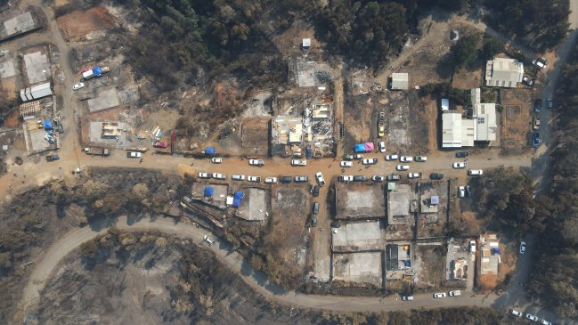 Meteorología confirmó lluvias y fuertes vientos en zonas de incendios en Ñuble y Biobío