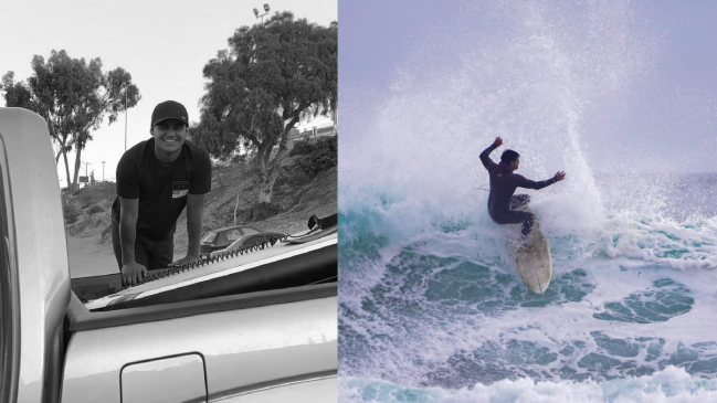 Surfista chileno Lucas Encina falleció en un accidente de tránsito