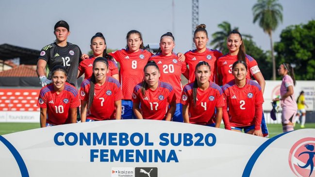 La Roja femenina enfrenta a Colombia en el Sudamericano Sub 20