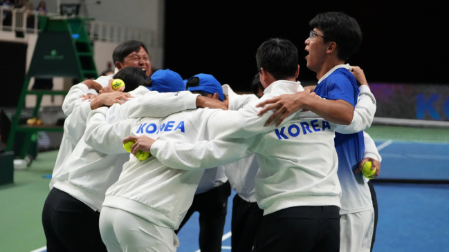 Corea del Sur dio el gran golpe y despachó a Argentina en la Copa Davis