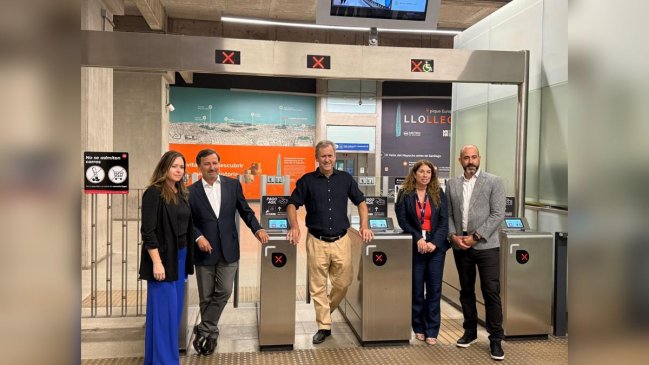 Este viernes comienza el nuevo sistema de pago en Metro y Tren Nos