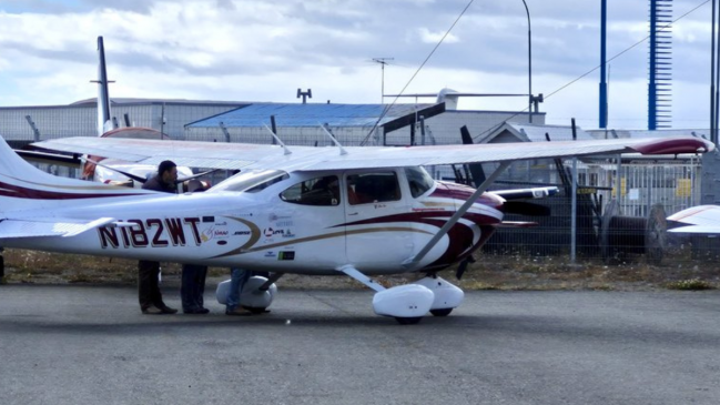 Avión de Ethan Guo, influencer que aterrizó sin permiso en la Antártica, retornó a territorio continental
