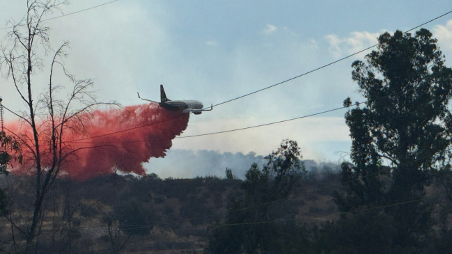 Senapred pidió evacuar: Alerta roja en Melipilla por incendio forestal