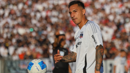 Javier Correa sufrió una contractura y es duda en Colo Colo para enfrentar a O'Higgins