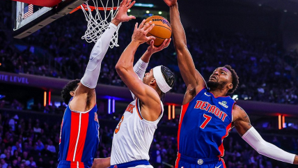   Detroit Pistons venció a los Knicks en el Madison Square Garden con 42 puntos de Cade Cunningham 