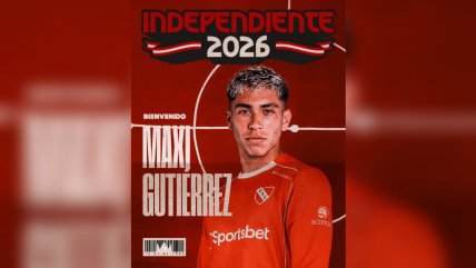   Terminó la novela: Maximiliano Gutiérrez fue oficializado como refuerzo de Independiente 