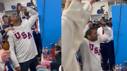   Jefe del FBI encaró críticas por video bañando en cerveza a campeones olímpicos de hockey 