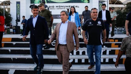   Autoridades inspeccionaron el Estadio Monumental en la antesala del Superclásico 
