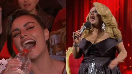   La divertida interacción entre Emilia Dides y Asskha Sumathra en Viña 2026 