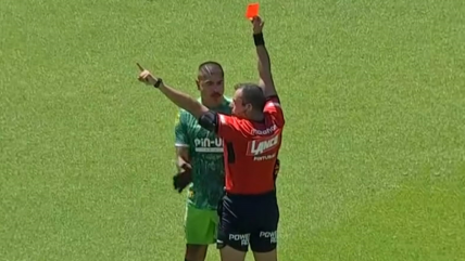   [VIDEO] La dura infracción por la que Diego Sánchez fue expulsado frente a Concepción 