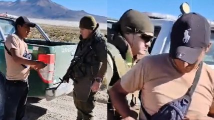   Detienen a sujeto tras intentar sobornar a Carabineros con $226 mil en control fronterizo 