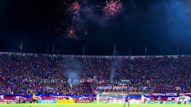 Tribunal resolvió castigo a la U por lanzamiento de fuegos artificiales en el duelo con Limache