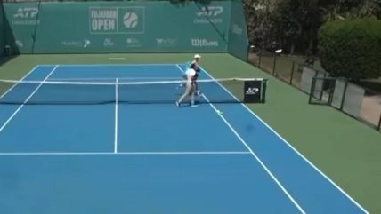   [VIDEO] ¡Momentos de terror! Tenistas arrancaron por explosión cercana en Emiratos Arabes Unidos 