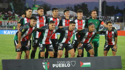   La formación de Palestino para el choque ante Universidad de Chile en Copa Sudamericana 