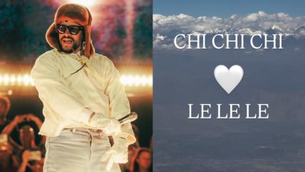   Bad Bunny dedicó especial mensaje a Chile: 